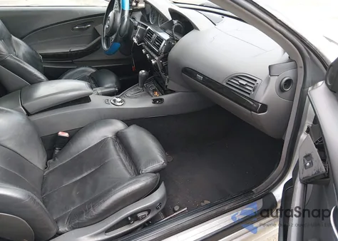 2005 BMW 645Ci z USA, uszkodzony, nr VIN WBAEH73495B191383